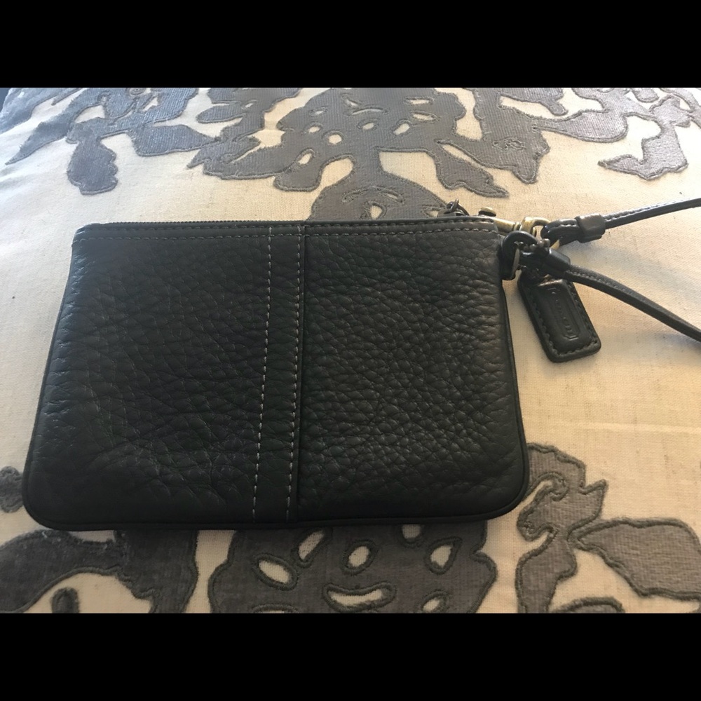 Coach wristlet coin purse